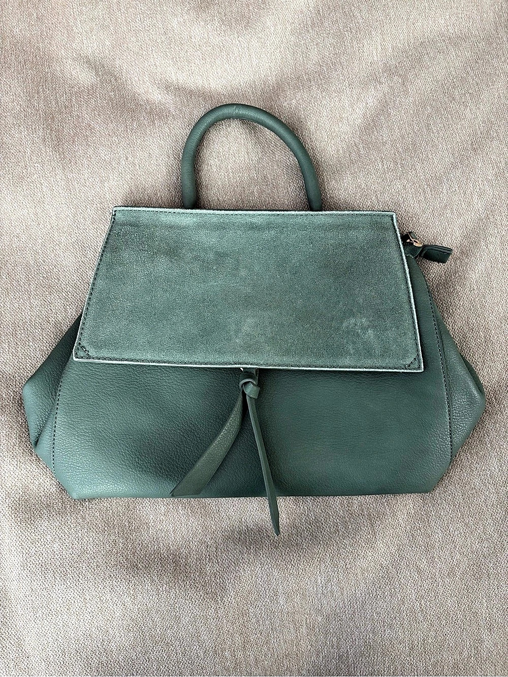 Moda Luxe Green Satchel